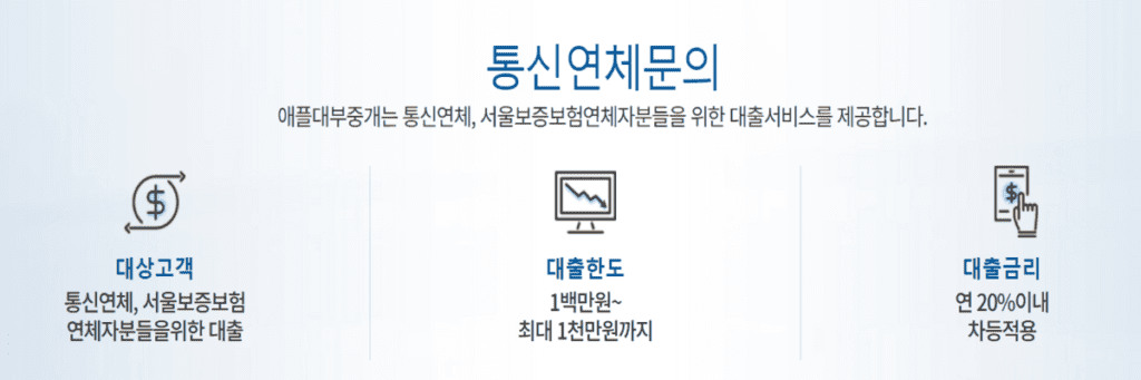 통신사-소액대출