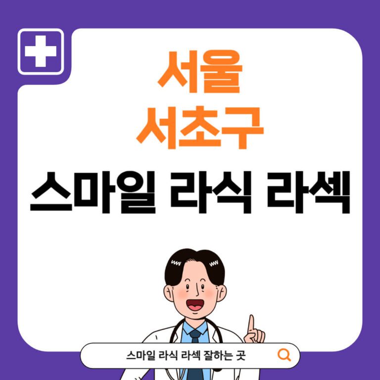 서울 서초구 스마일라삭 추천