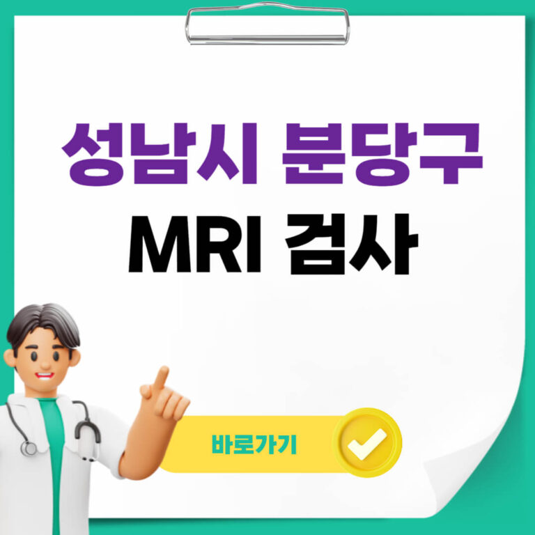 성남시 분당구 mri