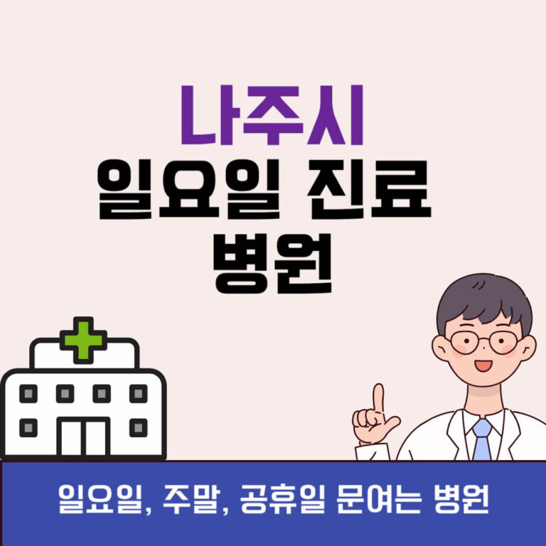 나주시 일요일 진료 병원