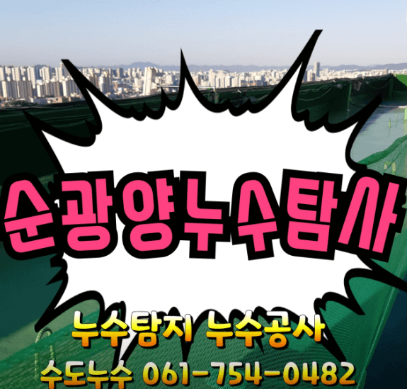 광양시 누수탐지