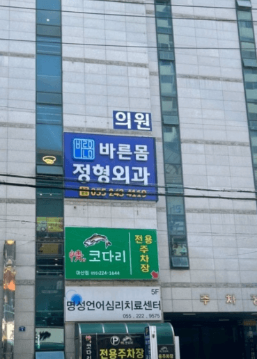 창원시 마산합포구 정형외과