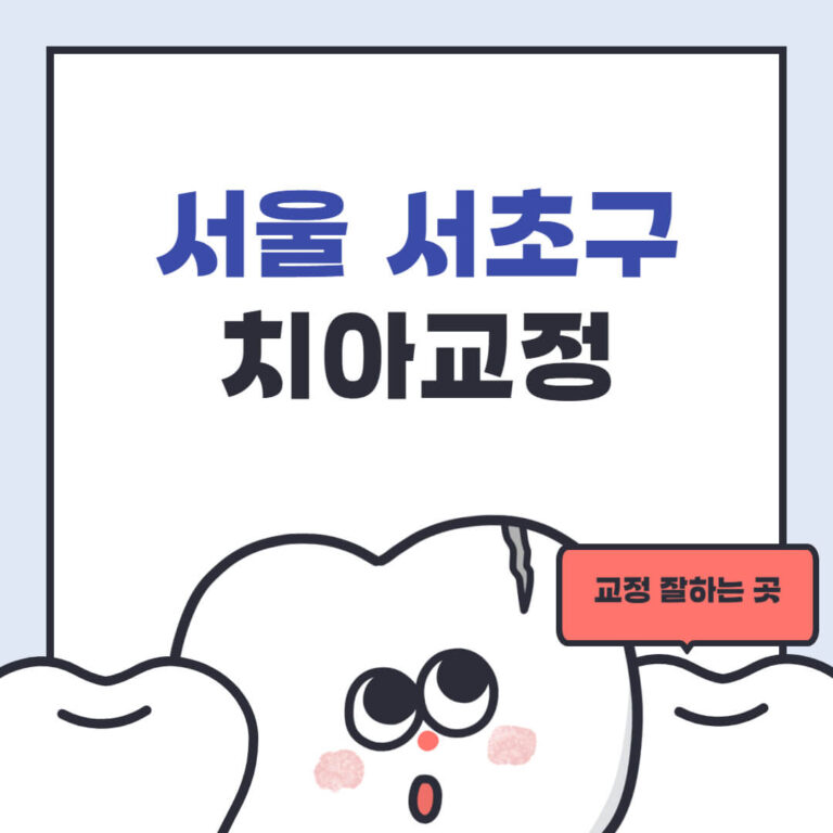 서울 서초구 치아교정
