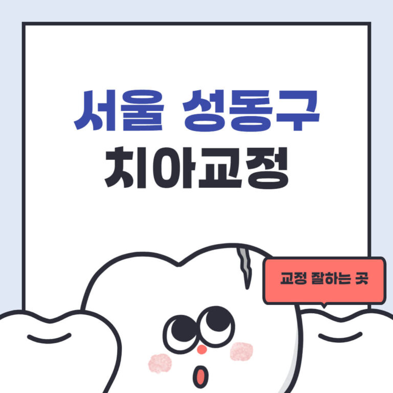 서울 성동구 치아교정