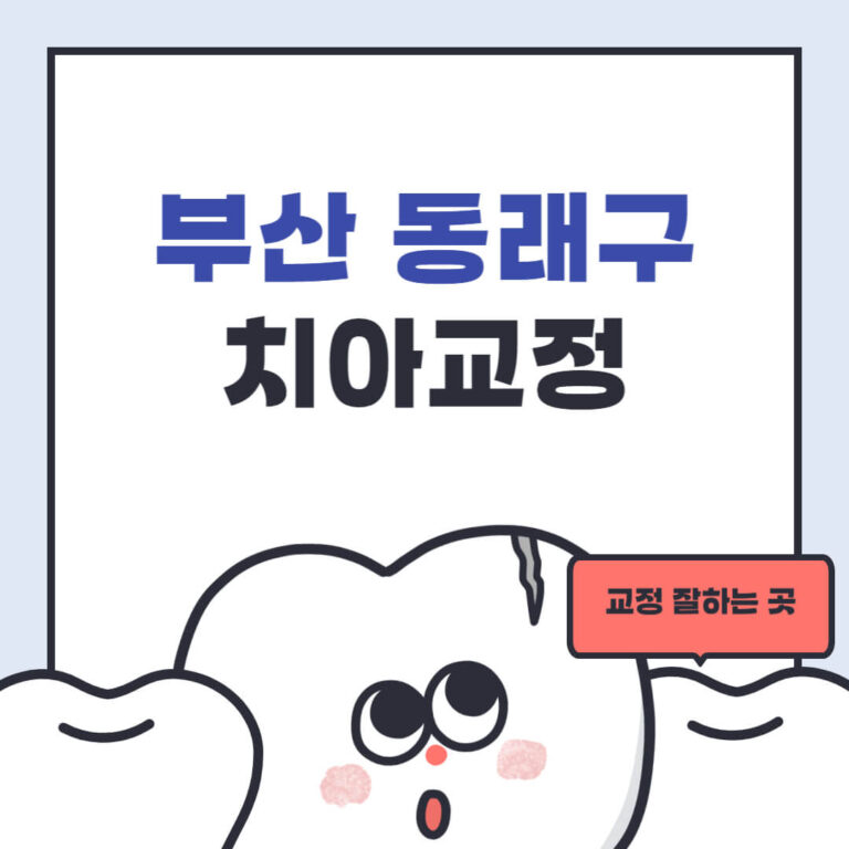 부산 동래구 치아교정
