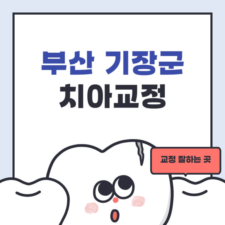 부산 기장군 치아교정