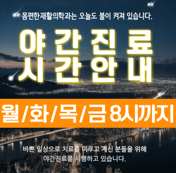 창원시 마산회원구 야간진료 병원