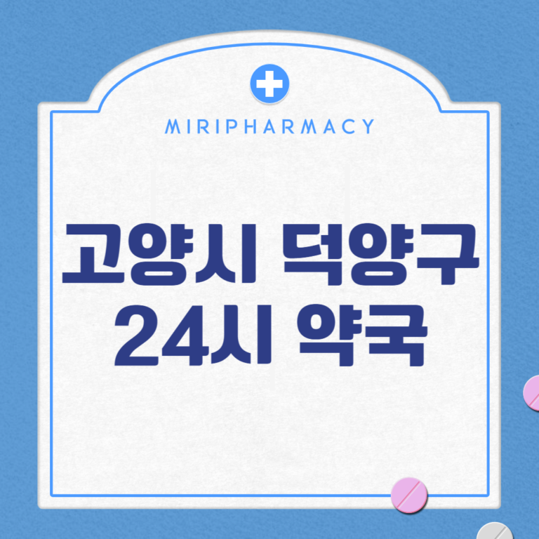고양시 덕양구 24시 약국