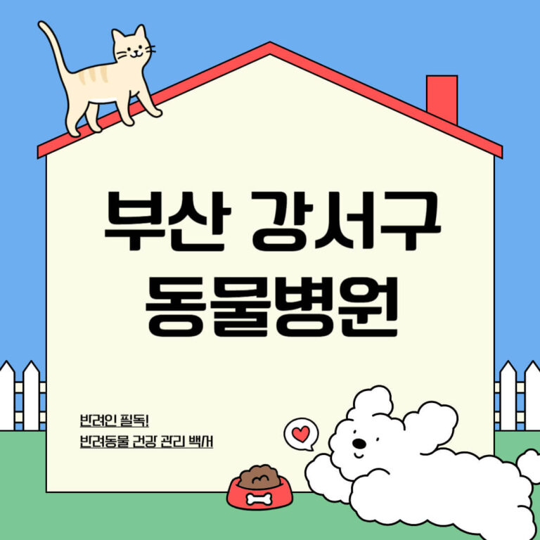 부산 강서구 동물병원