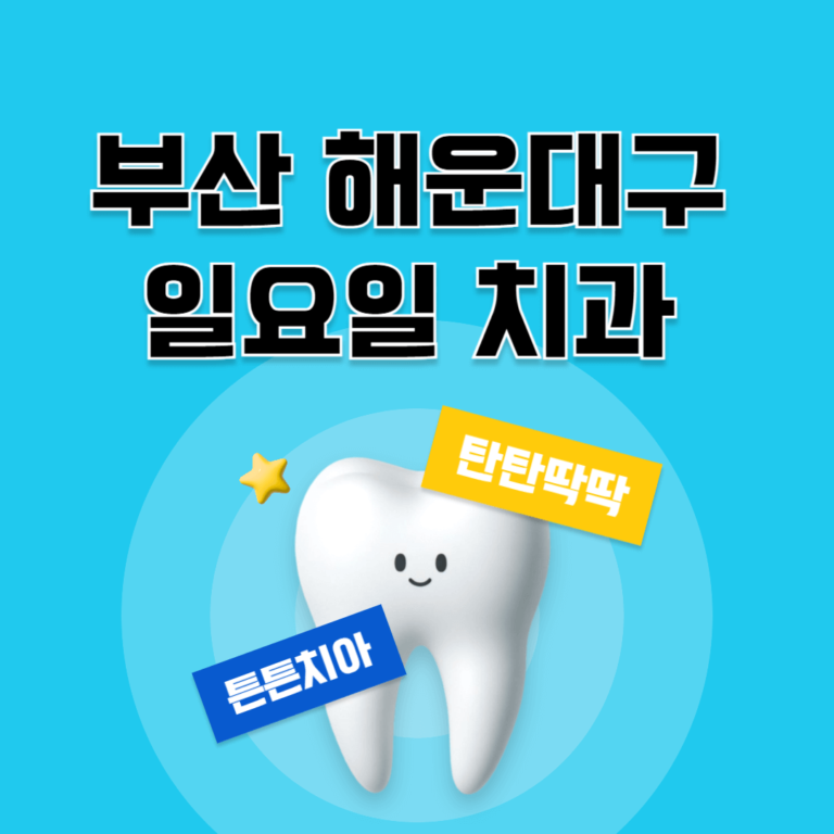 부산 해운대구 일요일 치과