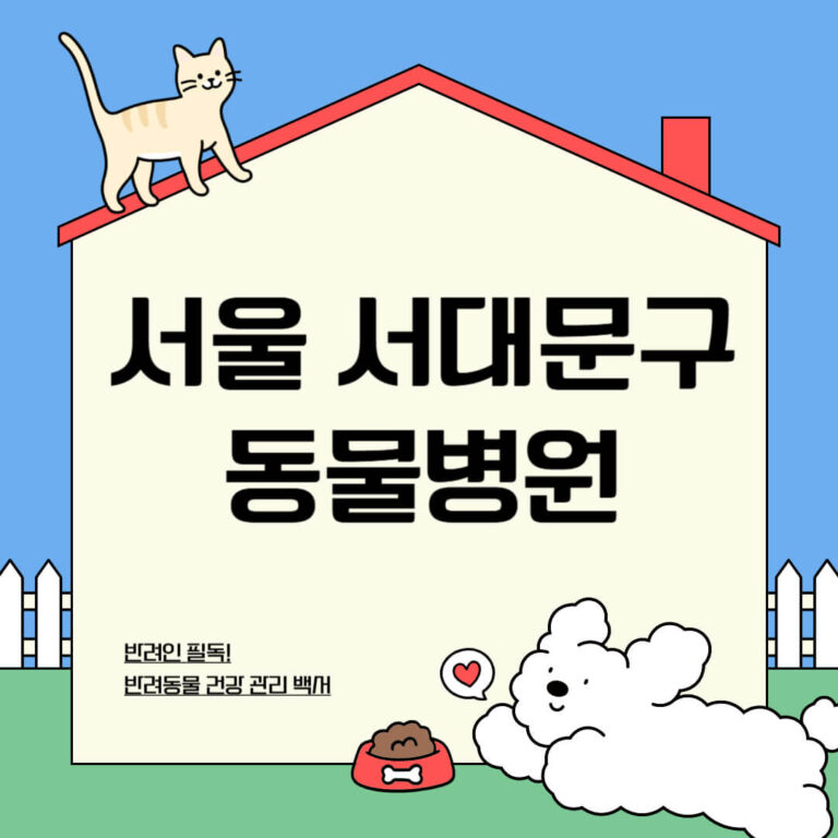 서울 서대문구 동물병원