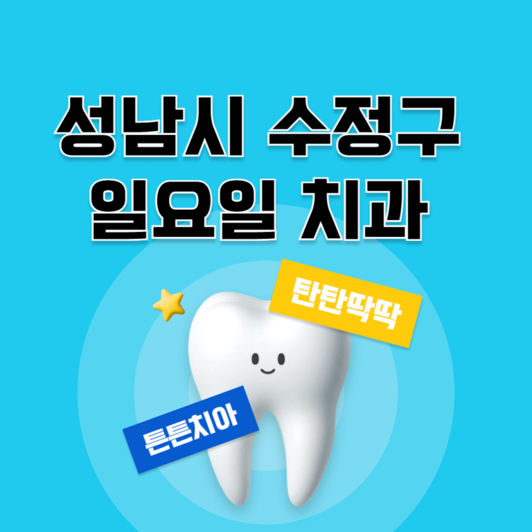 성남시 수정구 일요일 치과