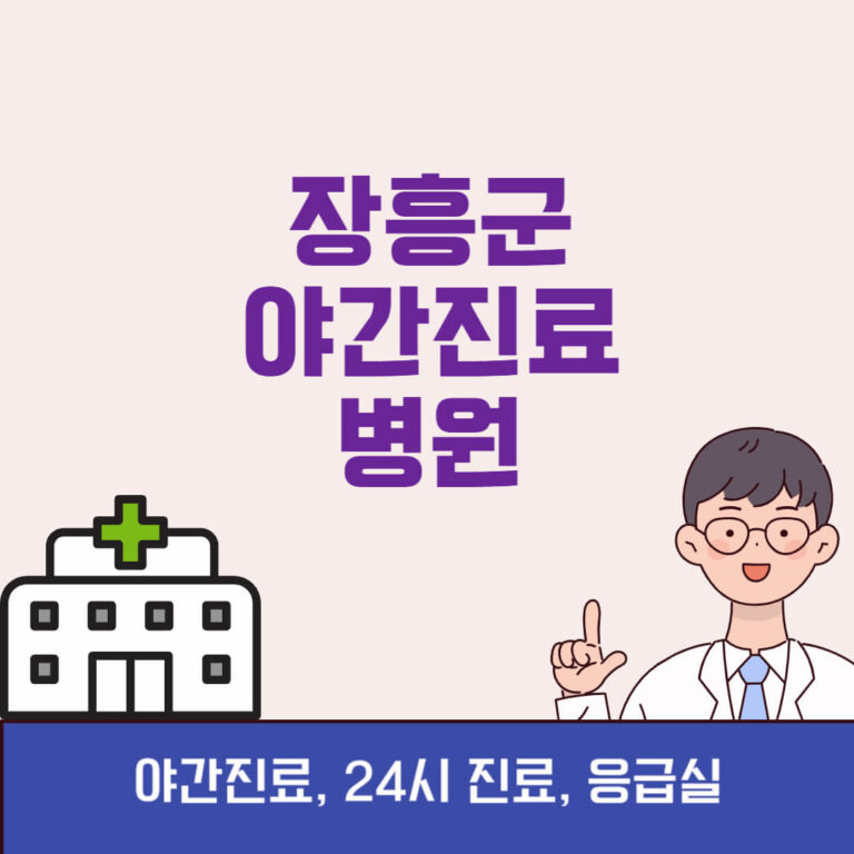 장흥군 야간진료 병원
