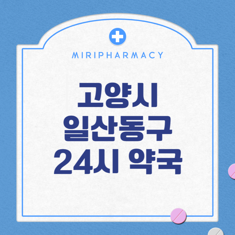 고양시 일산동구 24시 약국