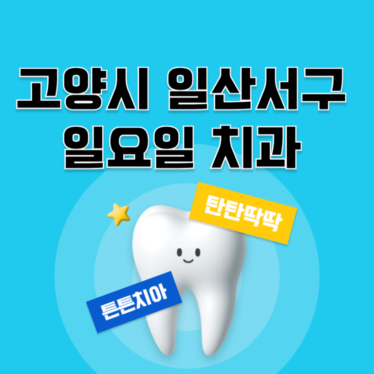 고양시 일산서구 일요일 치과