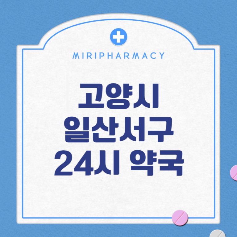 고양시 일산서구 24시 약국