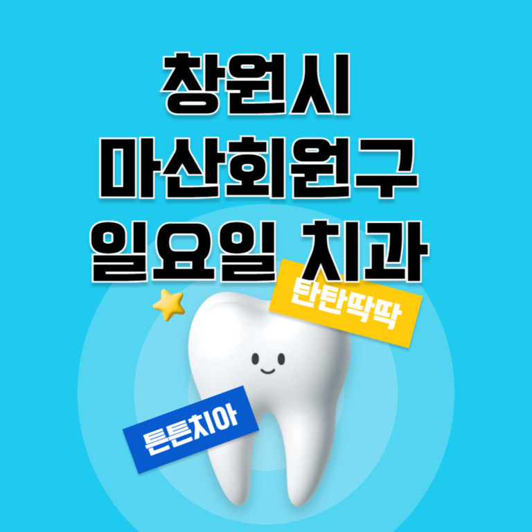 창원시 마산회원구 일요일 치과