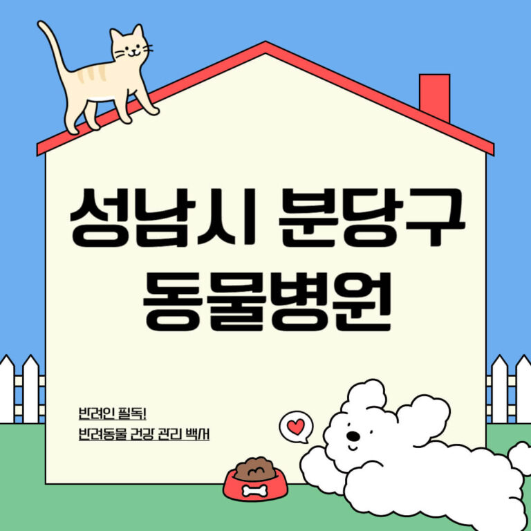 성남시 분당구 동물병원