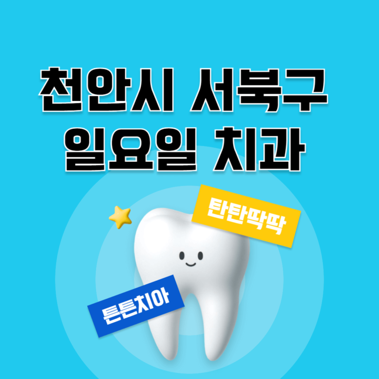 천안시 서북구 일요일 치과