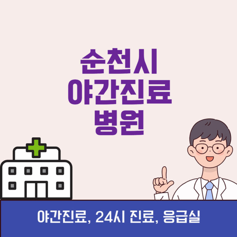 순천시 야간진료 병원
