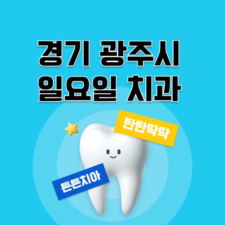 경기 광주시 일요일 치과
