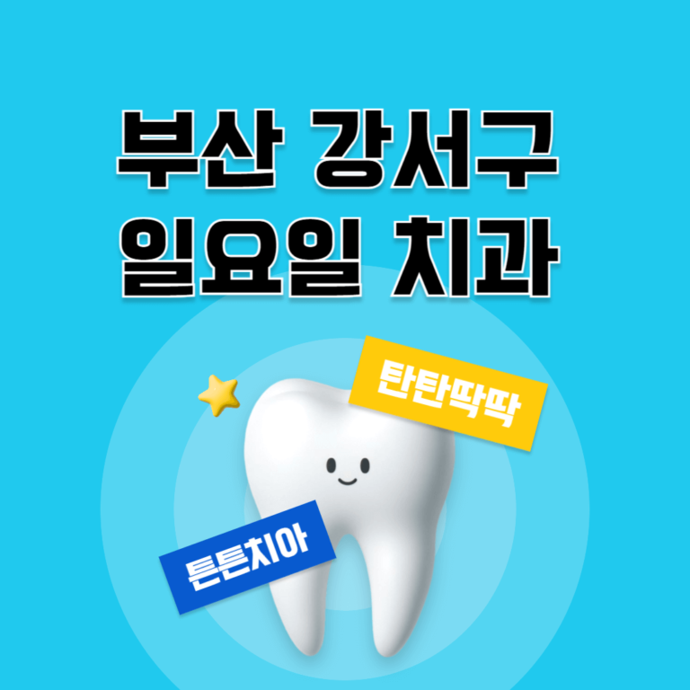 부산 강서구 일요일 치과