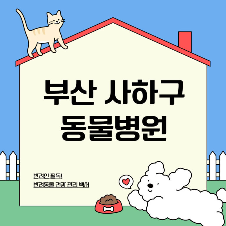 부산 사하구 동물병원