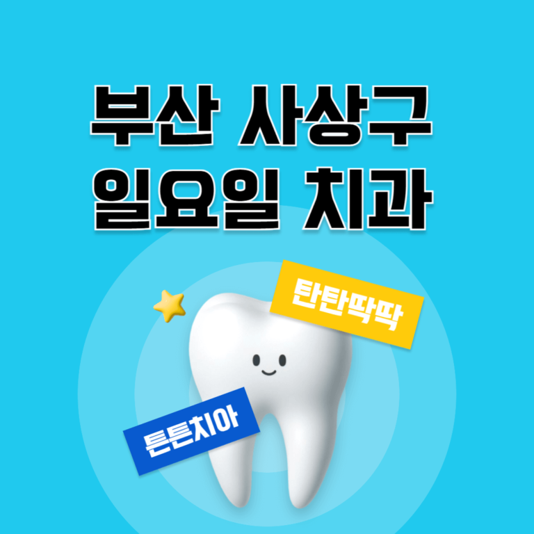 부산 사상구 일요일 치과