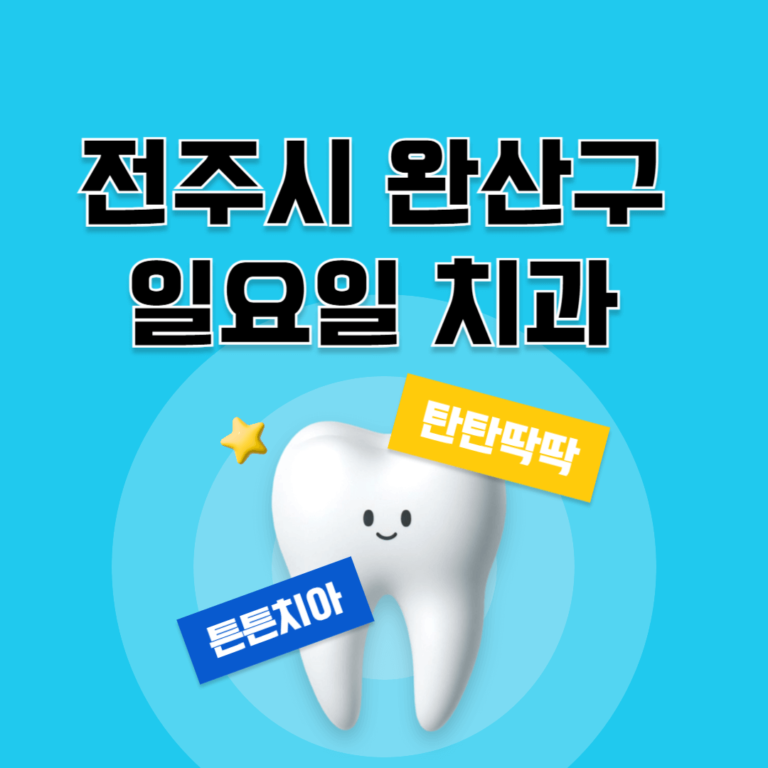 전주시 완산구 일요일 치과