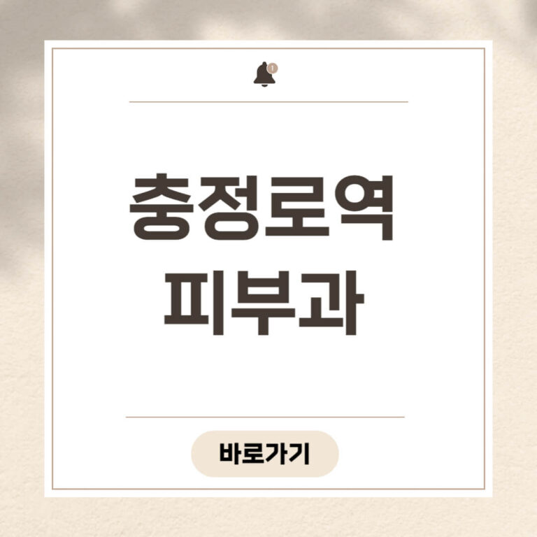 충정로역 피부과