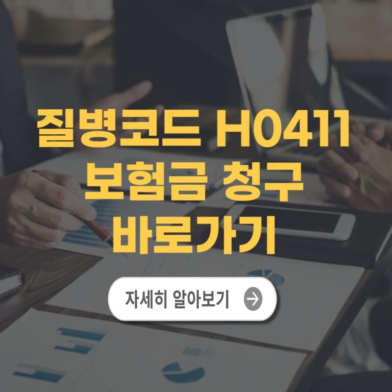 질병코드 H0411