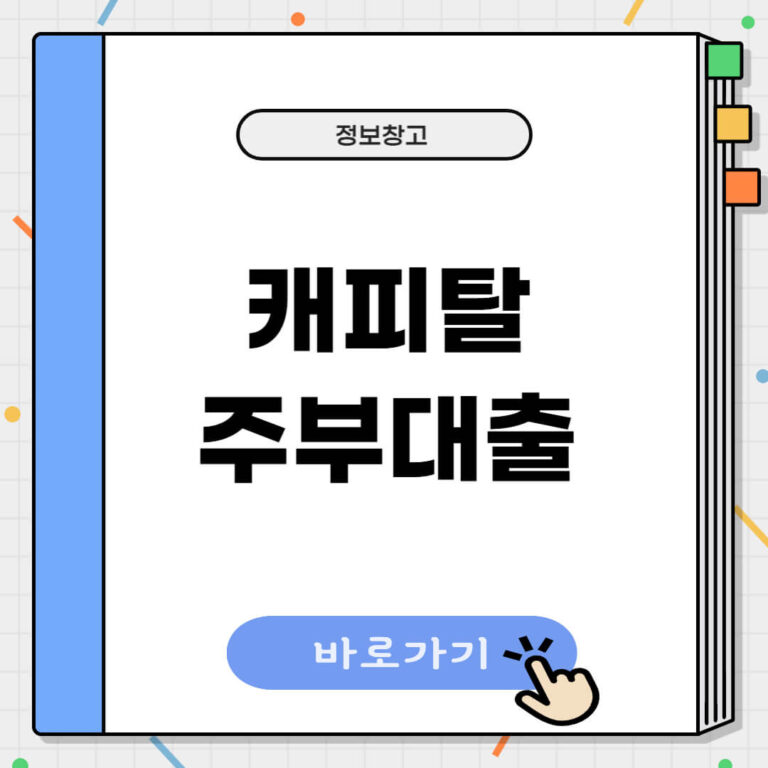 캐피탈 주부대출