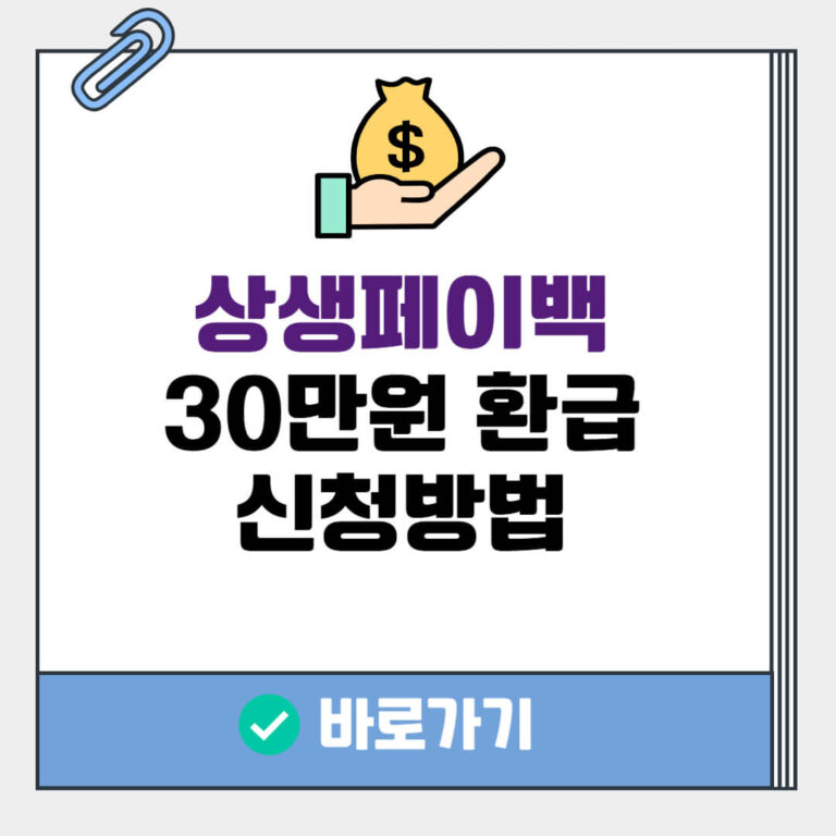 상생페이백 30만원